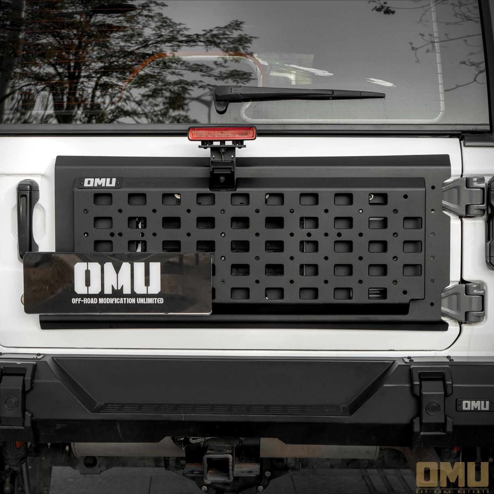 

Lantsun OMU026 Tailgate Expansion Board Multi-Functional Storage Rack Panel Mod for Jeep for Wrangler JL2018+