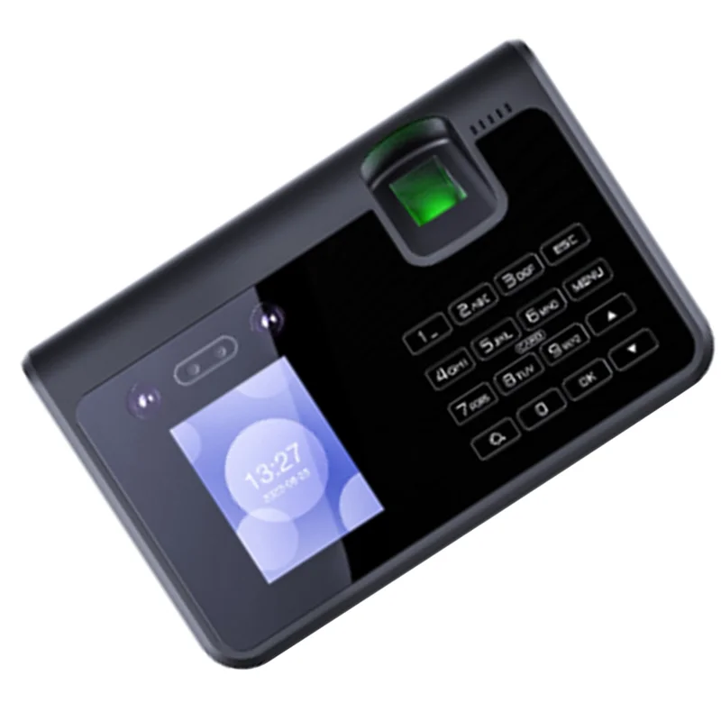 เครื่องบันทึกเวลาทำงานด้วยไบโอเมตริกซ์ขั้นสูง A72T พร้อมระบบจดจำใบหน้าและฝ่ามือ รุ่นปลั๊ก EU