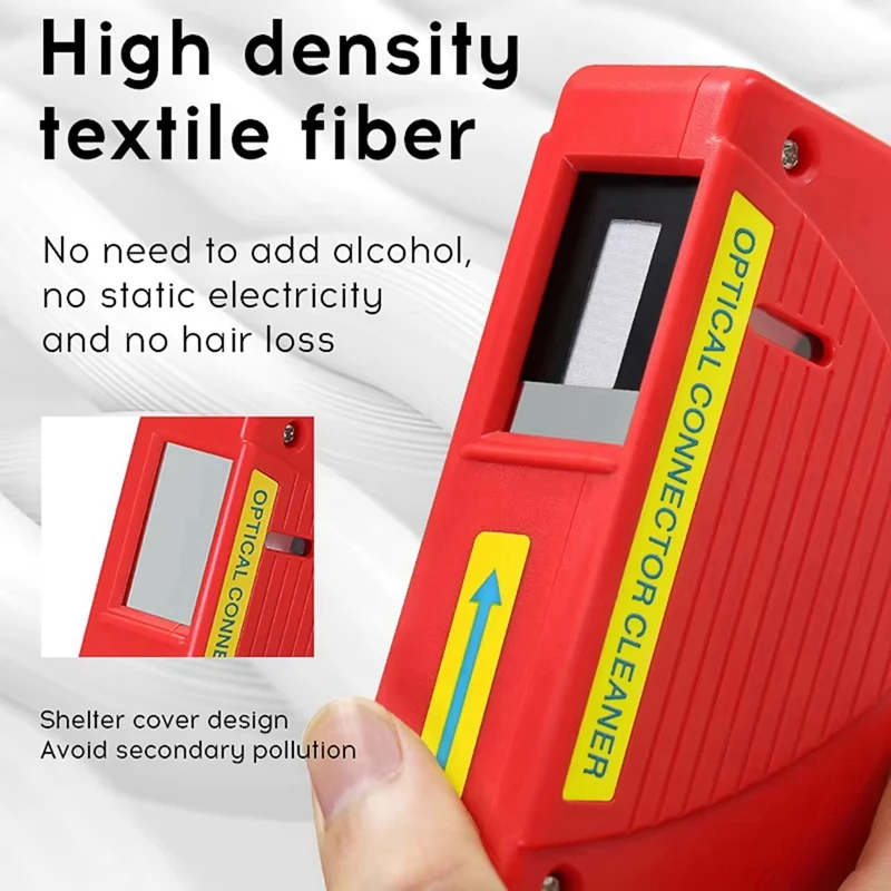 Fiber Optic Cleaner Cassette Fiber End Face Cleaning Box Pigtail Cleaner For FC/SC/ST/LC Optic Fiber Cleaner Tools