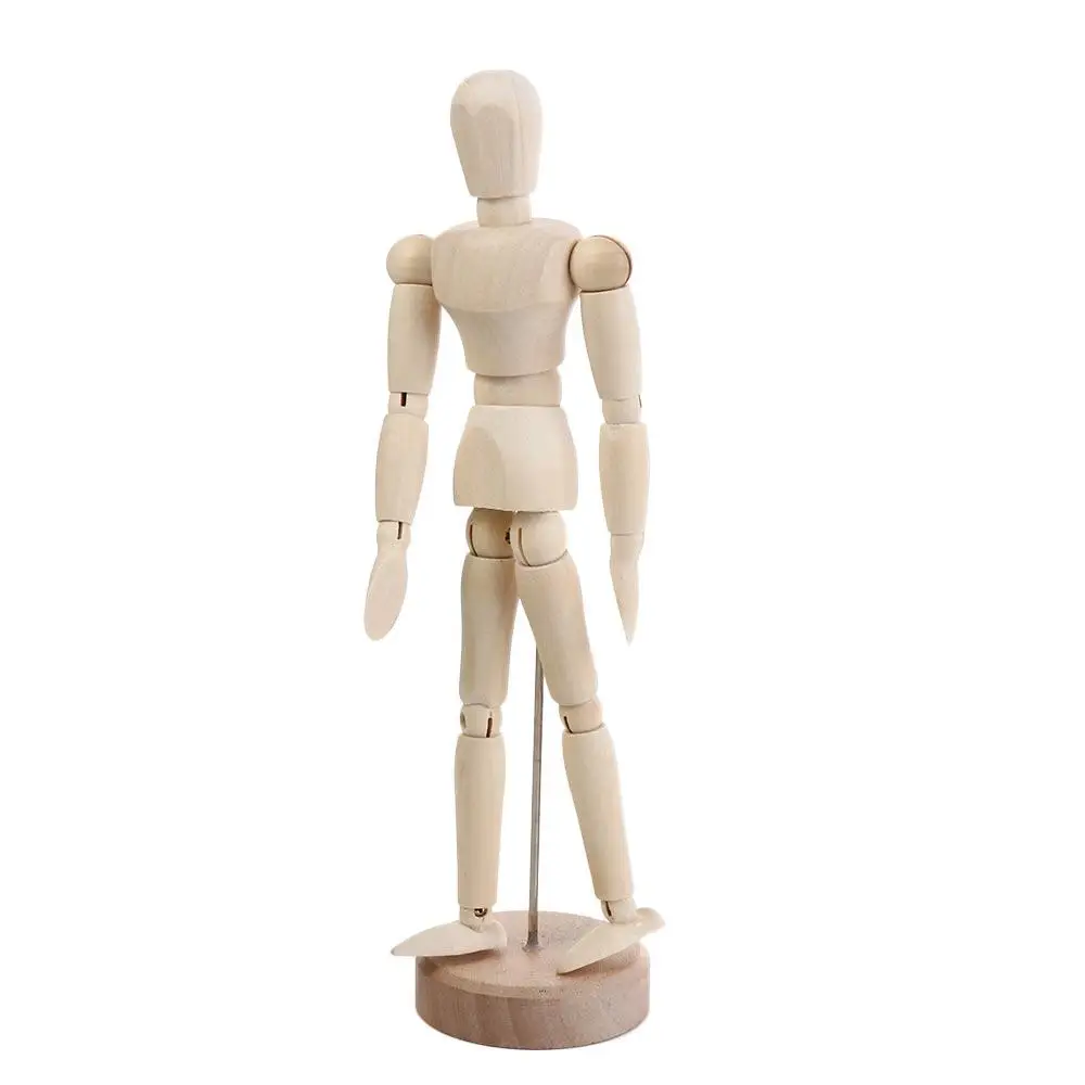 Decoration Crafts Sketch Draw Movable Limbs Artist Home Decor Ornaments Wooden  Figure Model Mannequin Action  Figures