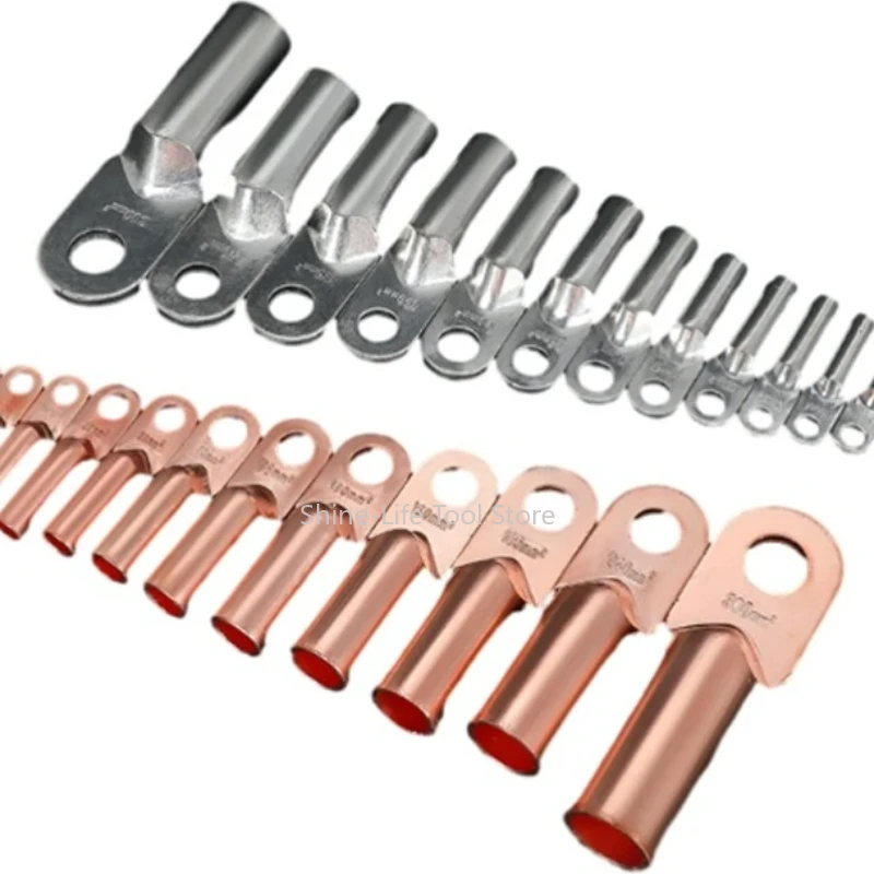 SL Wire Crimp Connector DT-10/16/25/35/50 Copper/Tin Plated Terminal DT Series Crimping Type Copper Terminals