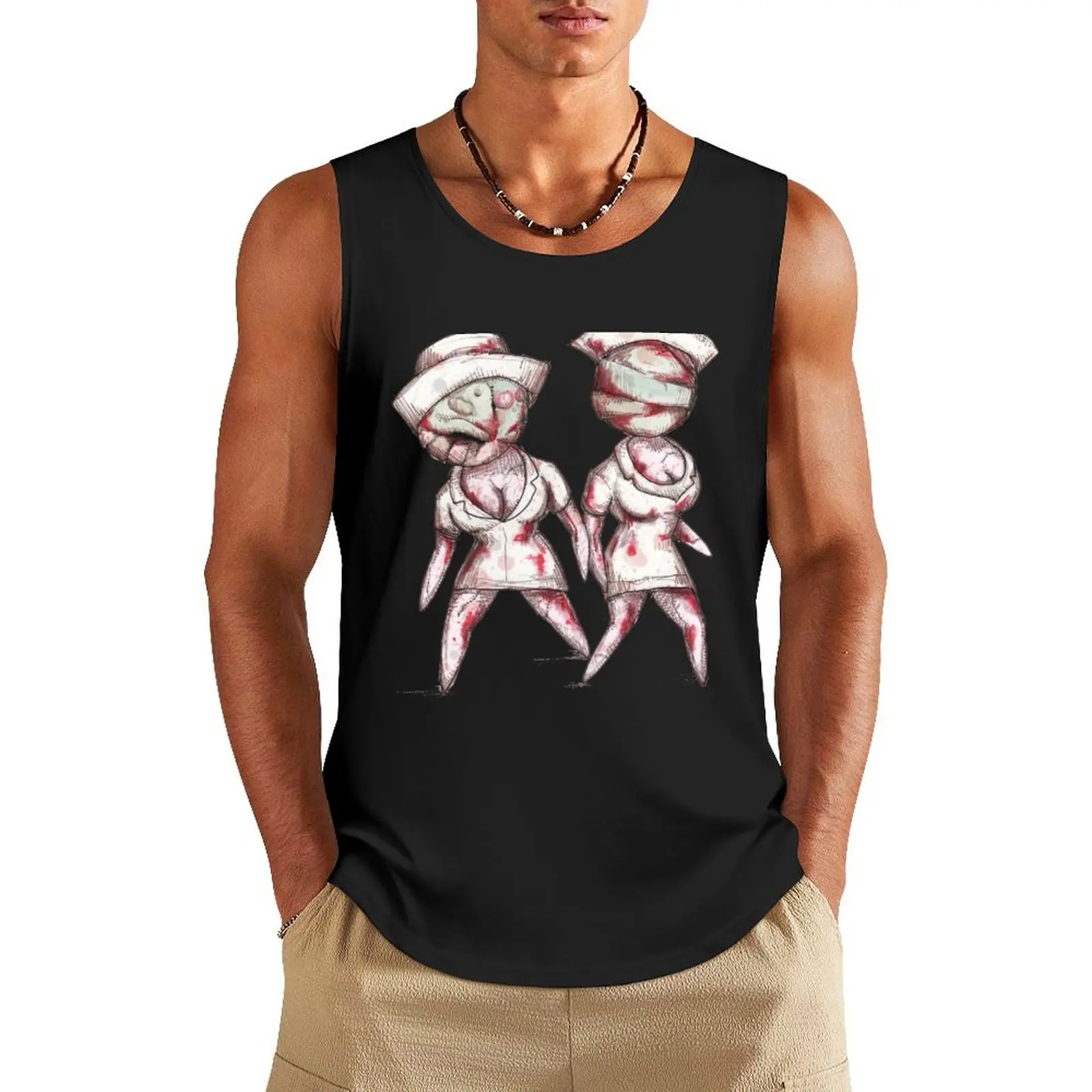 

Silent Plushies Tank Top t-shirt for men sleeveless Men's gym articles summer clothes men 2025