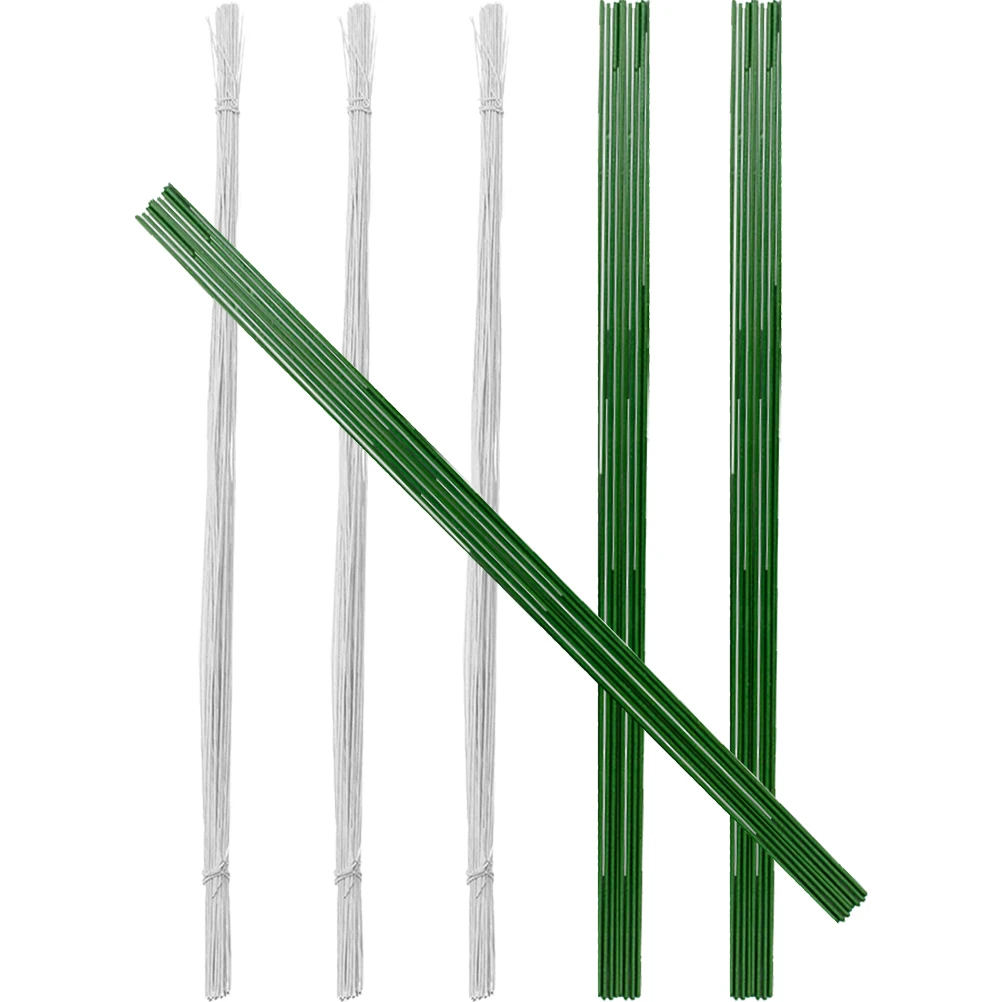 200 Peças de Hastes de Flores Artificiais de Papel Duráveis e Resistentes ao Desgaste para Arranjos Florais DIY em Casamentos, Casa, Jardim e Escritório