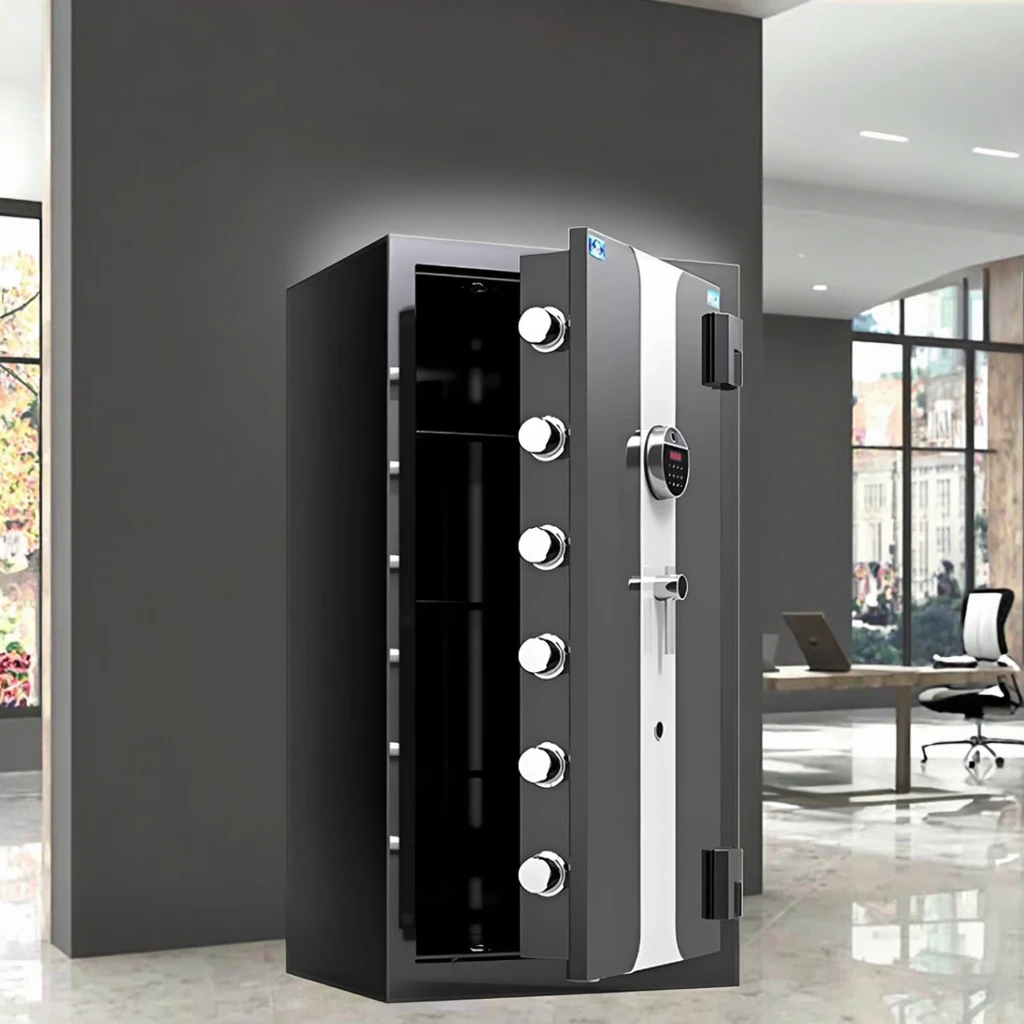 Factory Noble Style White&Black Safe Box Watch Winder Jewelry/Document/Money Safe Cabinet Fingerprint&Electronic Lock