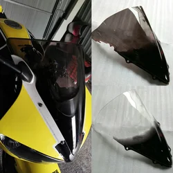 For Yamaha YZF R6 Windscreen Windshield Wind Deflectors Motorcycle Accessories YZFR6 2003 2004 2005 Screen Double Bubble Smoke