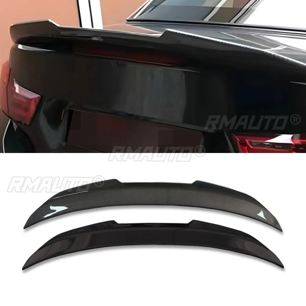 Car Rear Wing Rear Trunk Spoiler Diffuser Protector For BMW 7 Series G11 G12 2016-2022 Body Kit Car Accessories