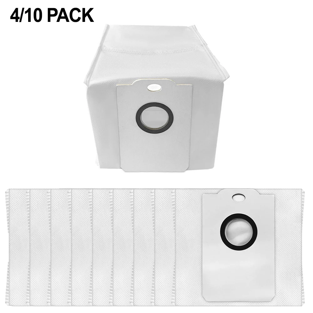 Paquete de 4/10 bolsas de polvo bolsa de repuesto de filtración efectiva de cuatro capas para MYBOT para X7 PRO Robot aspirador función de fregona
