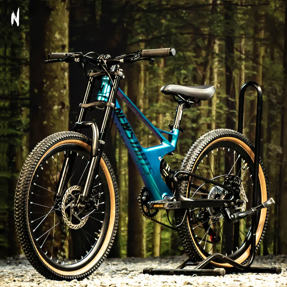 دراجة جبلية ناعمة الذيل ممتصة للصدمات مقاس 22 بوصة للأطفال من سبائك المغنيسيوم الراقية نموذج نقل الدراجة على الطرق الوعرة