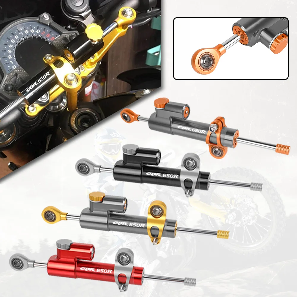 

For HONDA CBR 650R CBR650R 2019 2020 2021 2022 CNC Motorcycle Steering Damper Stabilizer Linear Reversed Safety Control Over