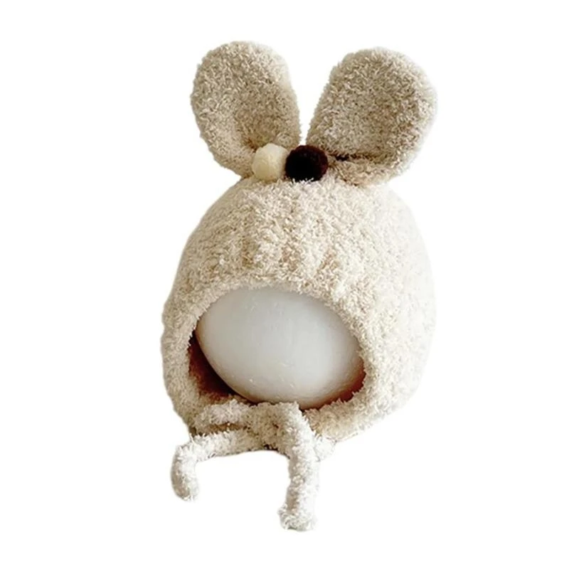

Unisex Baby Cartoon Rabbit Hat Hat Furry Ear Дети для детей.
