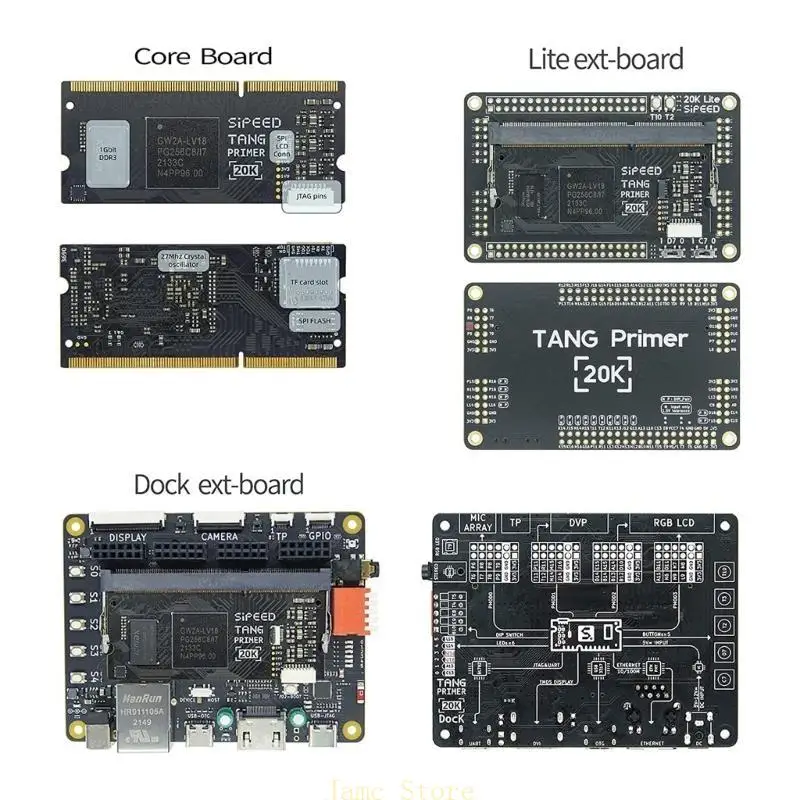 LX0B Primer 20K FPGA Development Board Dock Ext-Board Goai-Core BSRAM Memory