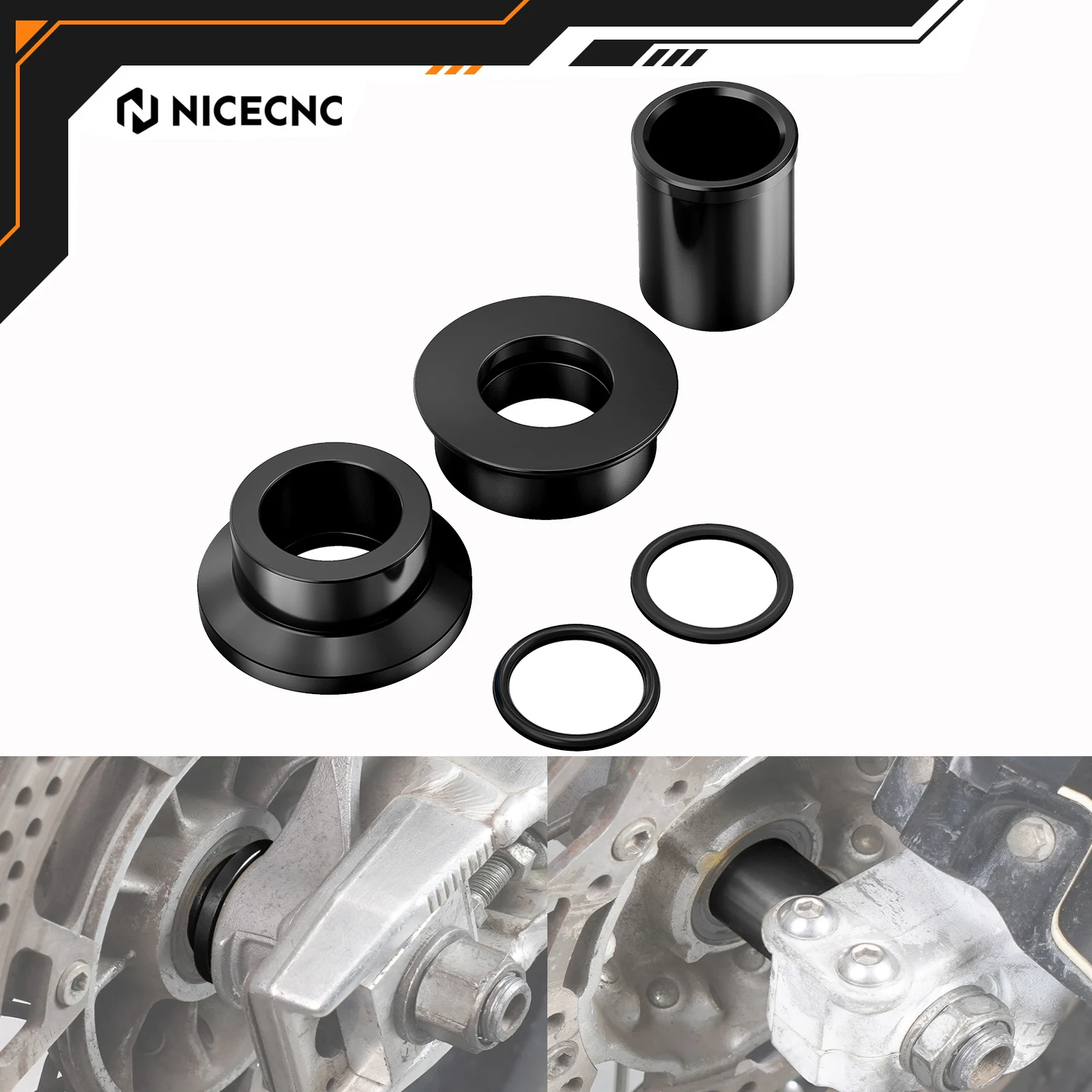 

Комплект передних и задних проставок для колес NICECNC для мотоциклов Suzuki DRZ400S DRZ400SM DRZ400E DRZ400 DRZ 400 E S SM 2000-2024 2023 2022