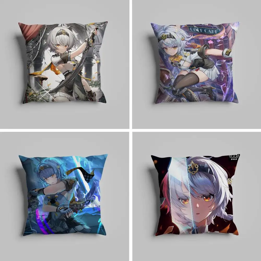 

Silver Soldier Anby Sexy Pillow Case Pillowcase For Car Pillows 60x60 Cushions Luxury Double Sided Cover Home And Decoration So