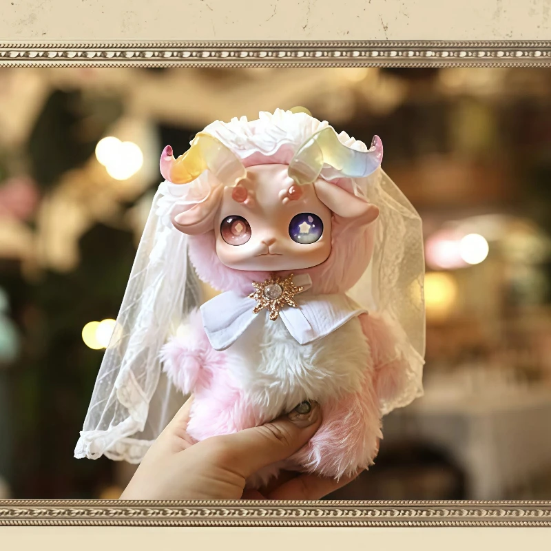 

In Stock Bew Ipfecoco Sheep Series Blind Box Cute Anime Colorful Plush Sheep Figurine Collectible Decorative Toy New Year Gift