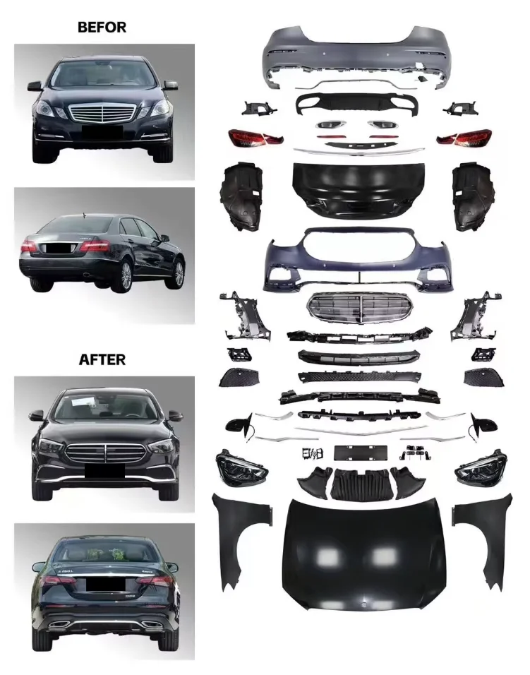 For E-Class W213 2013-2016 Body Kit Bumper Accessories Clips Clip-on New Condition