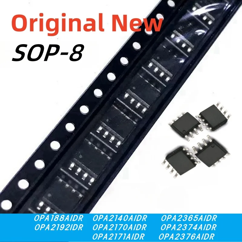 5pcs 100% New OPA2140AIDR OPA2170AIDR OPA2171AIDR OPA2365AIDR OPA2374AIDR OPA2376AIDR OPA188AIDR OPA2192IDR sop-8 Chipset