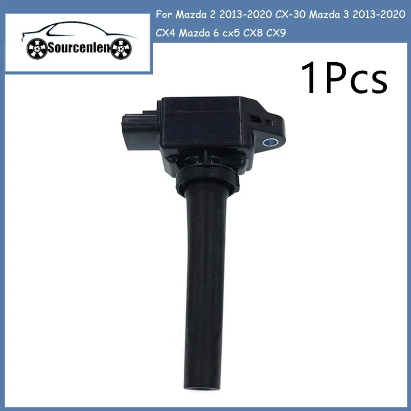 1Pcs PE20-18-100 Ignition Coil for Mazda 2 2013-2020 CX-30 Mazda 3 2013-2020 CX4 Mazda 6 Cx5 CX8 CX9