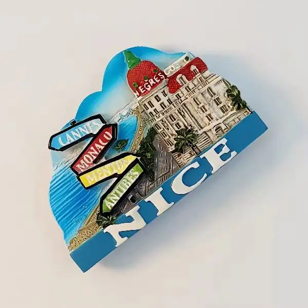France Nice Cannes Menton Bordeaux Tourist Souvenir Fridge Magnets Decoration Articles Handicraft Magnetic Refrigerator Gifts