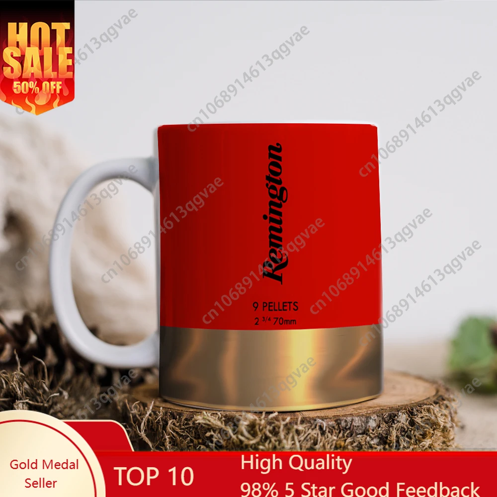 

Replica Shotgun Shell Ceramic Novelty Mug boy Friends Birthday Gift office funny coffee ceramic mug