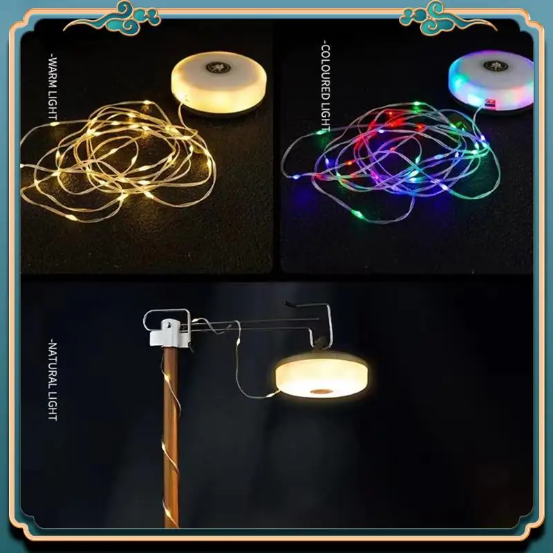 

Latest New Camping Lamp Colorful String Lights Lighting Flashlight LED Magnetic Charging Outdoor Atmosphere