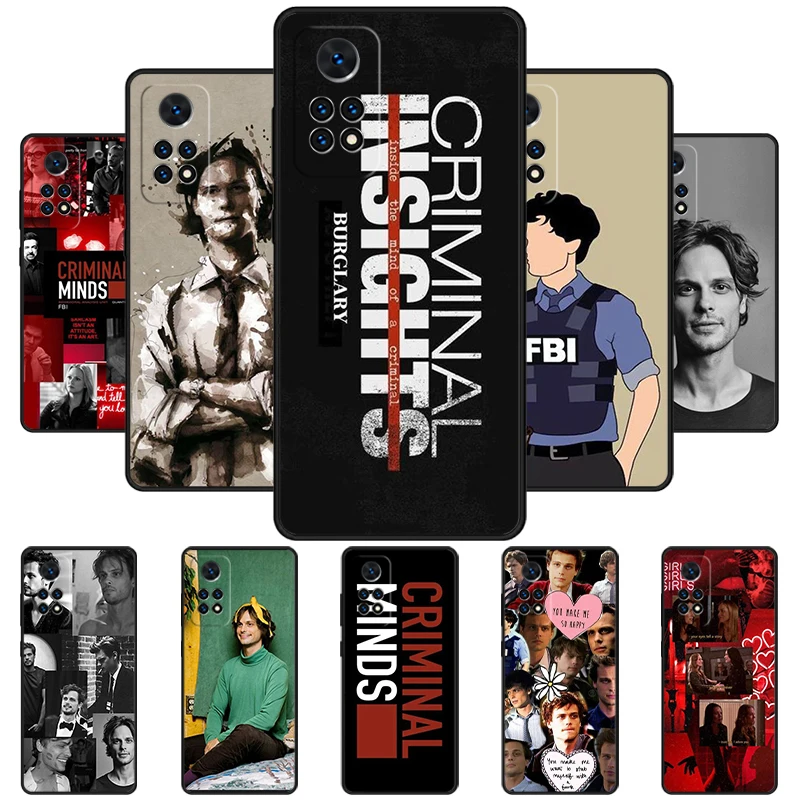 TV C-Criminal M-Minds Phone Case For Redmi Note 11 EPro 11S 10T 9S Promax 8 Pro Xiaomi Mi 11 12X 12S Ultra Cover