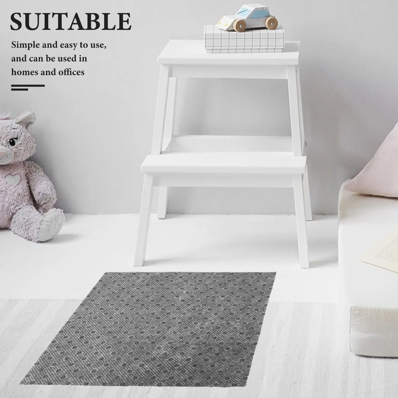 Multicolor Non-Slip Felt Pad Fabric Block Anti Slip Rug Backing Tufting Cloth DIY Carpet Binding Furniture Stability