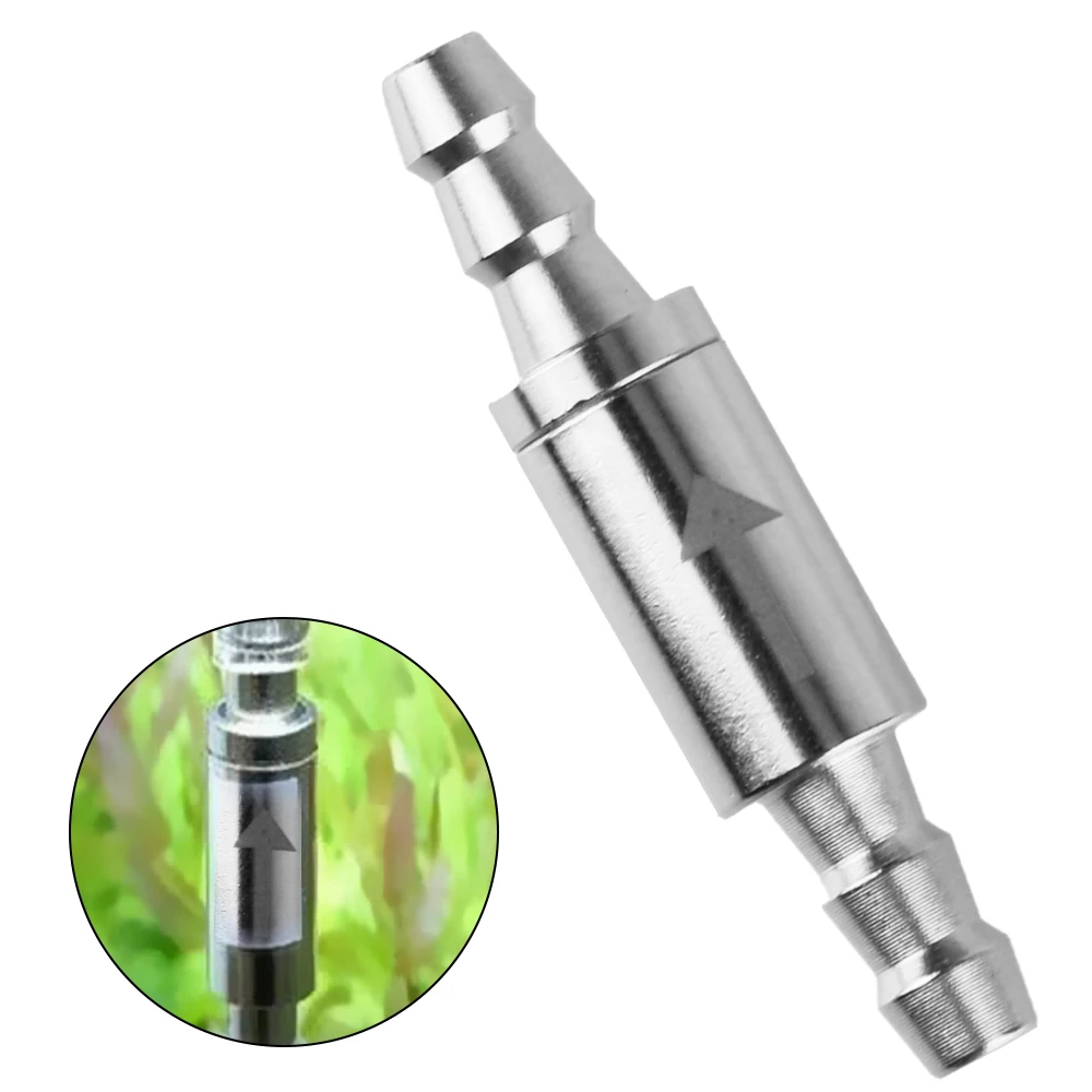 For CO2 equipment 4mm Aquarium Water Valve Dioxide Cylinder Stainless Steel Check Valve Non Return Water To CO2 System Diffuser