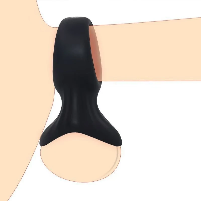 قابلة لإعادة الاستخدام سيليكون القضيب الدائري السائل المنوي قفل تأخير القذف الوقت دائم خاتم الديك للأزواج لعبة الجنس الكبار للرجال #3