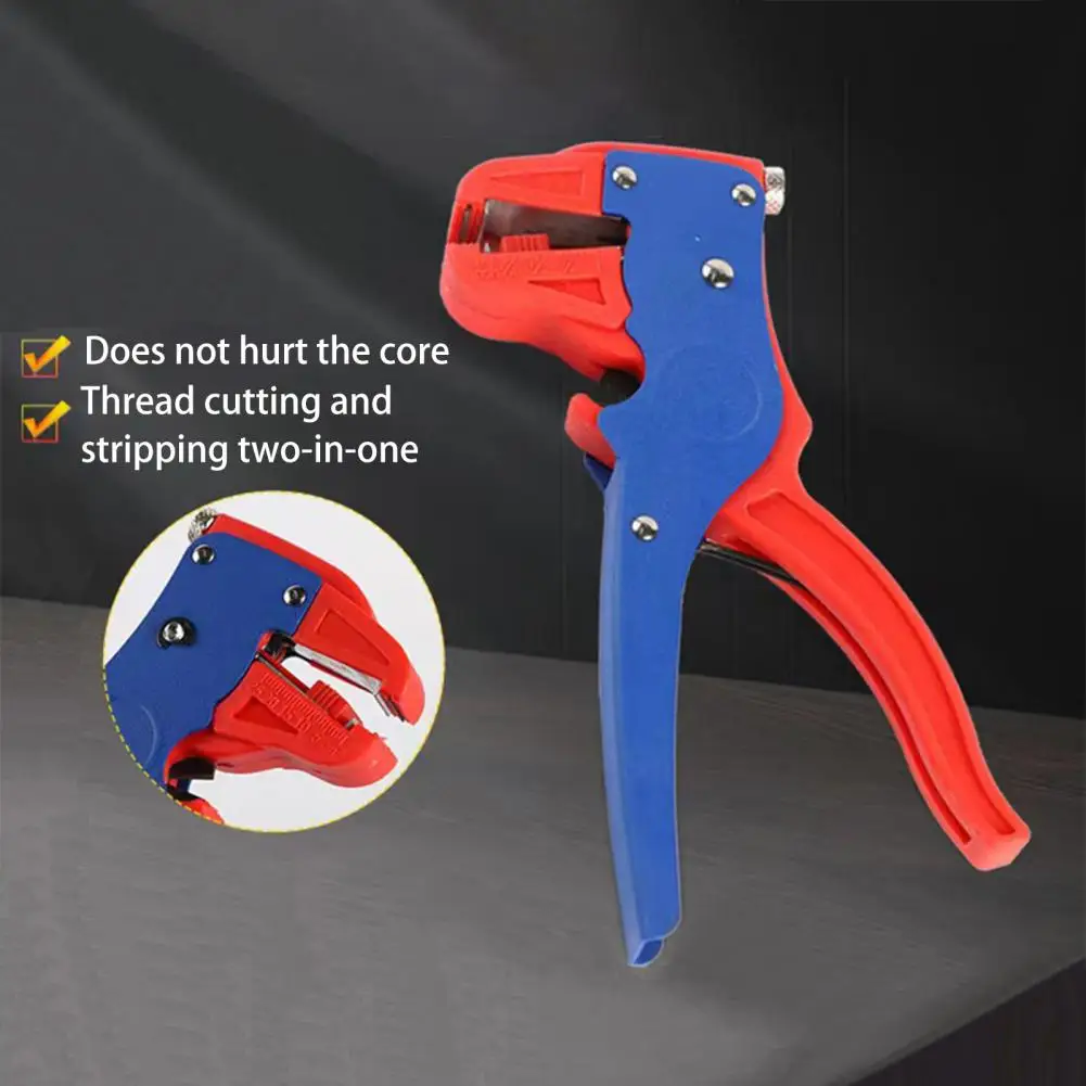 

Car Wire Stripping Tool Efficient Self-adjusting Wire Stripper Tool with Non-slip Handle Built-in Spring for Easy for Quick