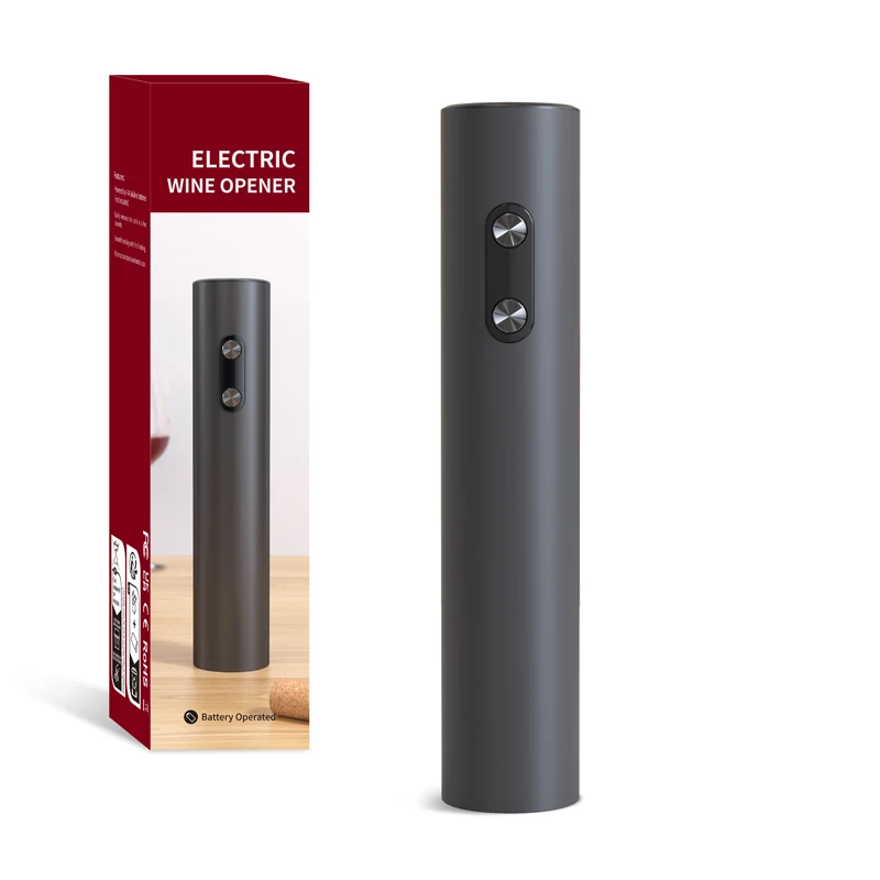 Creative Dry battery Electric Wine Bottle Opener With Stylish and Minimalist Circular Buttons, Compact and Exquisite. ﻿