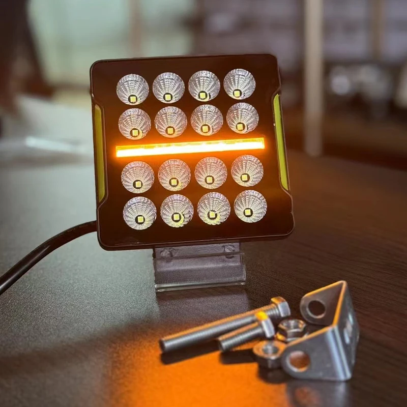 

Прожекторы для бездорожья 4x4. Светодиодный рабочий фонарь, модифицированный для внешнего внедорожника. Световая полоса переднего бампера.