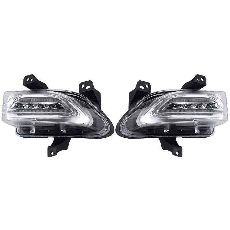 Smoked/Clear Lens 12v Switchback Led Daytime Running Light For 2015 2016 2017 2018 Renegade With White DRL Amber Turn Signal
