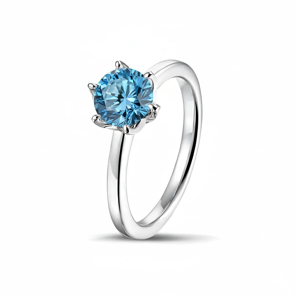 Luxuriöse Designs 6mm AAA+ Kubikzirkonia Solitär-Ringe für Damen Großhandelspreise 316L Edelstahl Herrenschmuck 2025