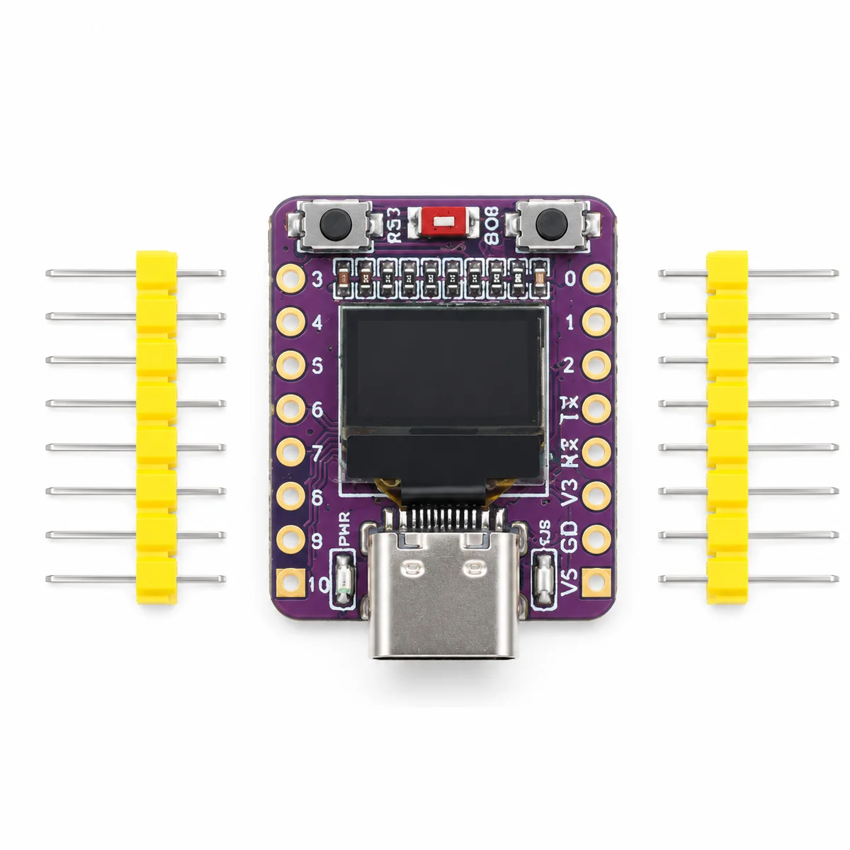 Carte de développement ESP32-C3 avec écran OLED de 0,42 pouces à lumière blanche, compatible WiFi et Bluetooth, antenne en céramique, Type-C pour Arduino