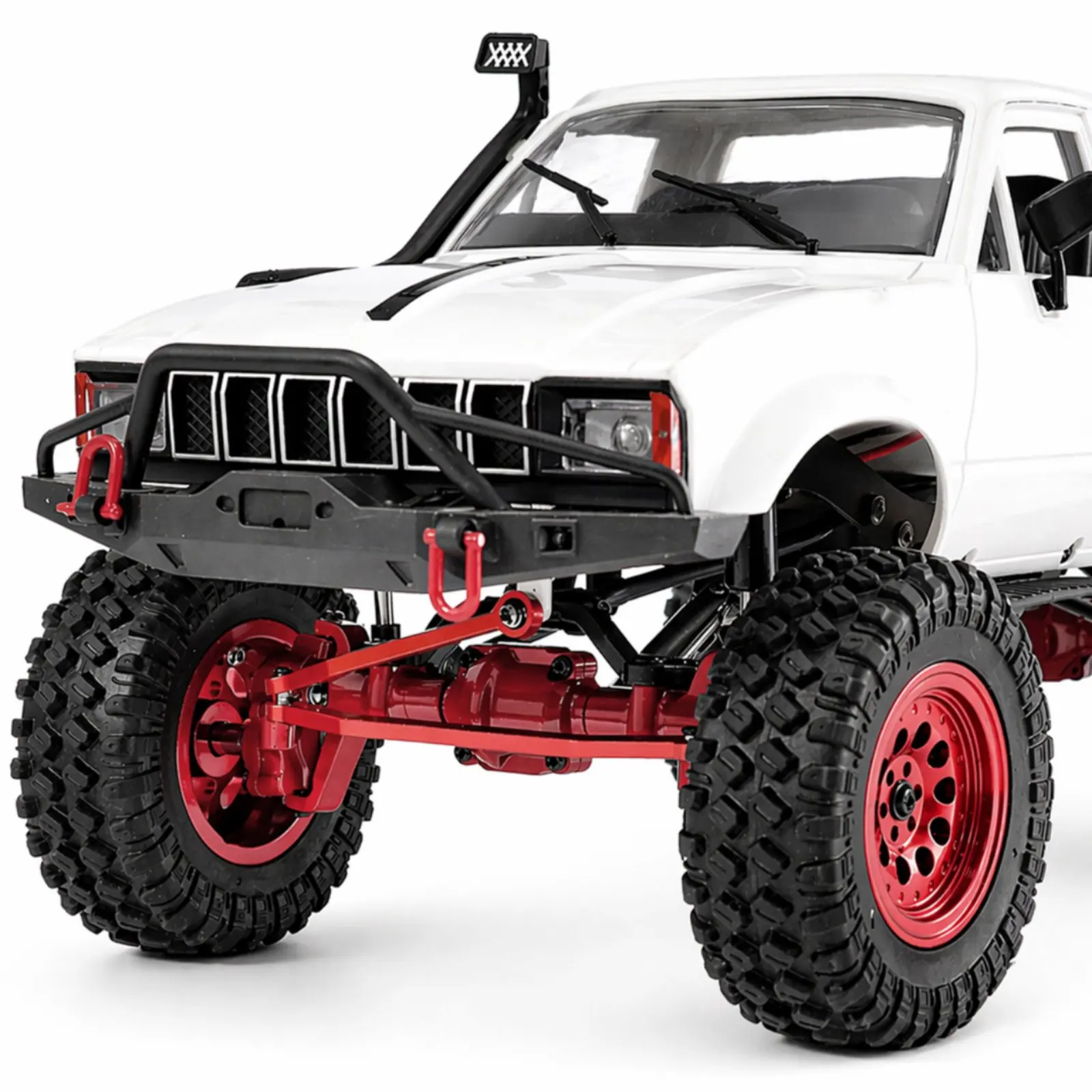 2 Pieces Front and Rear Axle Set Improved Trail-Terrain Grip Front Rear Axle Set for Rock Crawling