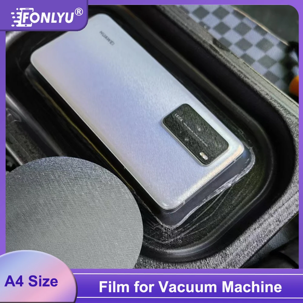 

FONLYU 20pcs A4 Size Heat Shrink Film Full Cover Wrapped for iPhone 17 Pro Max Vacuum Envelope Machine Application Fold Screen