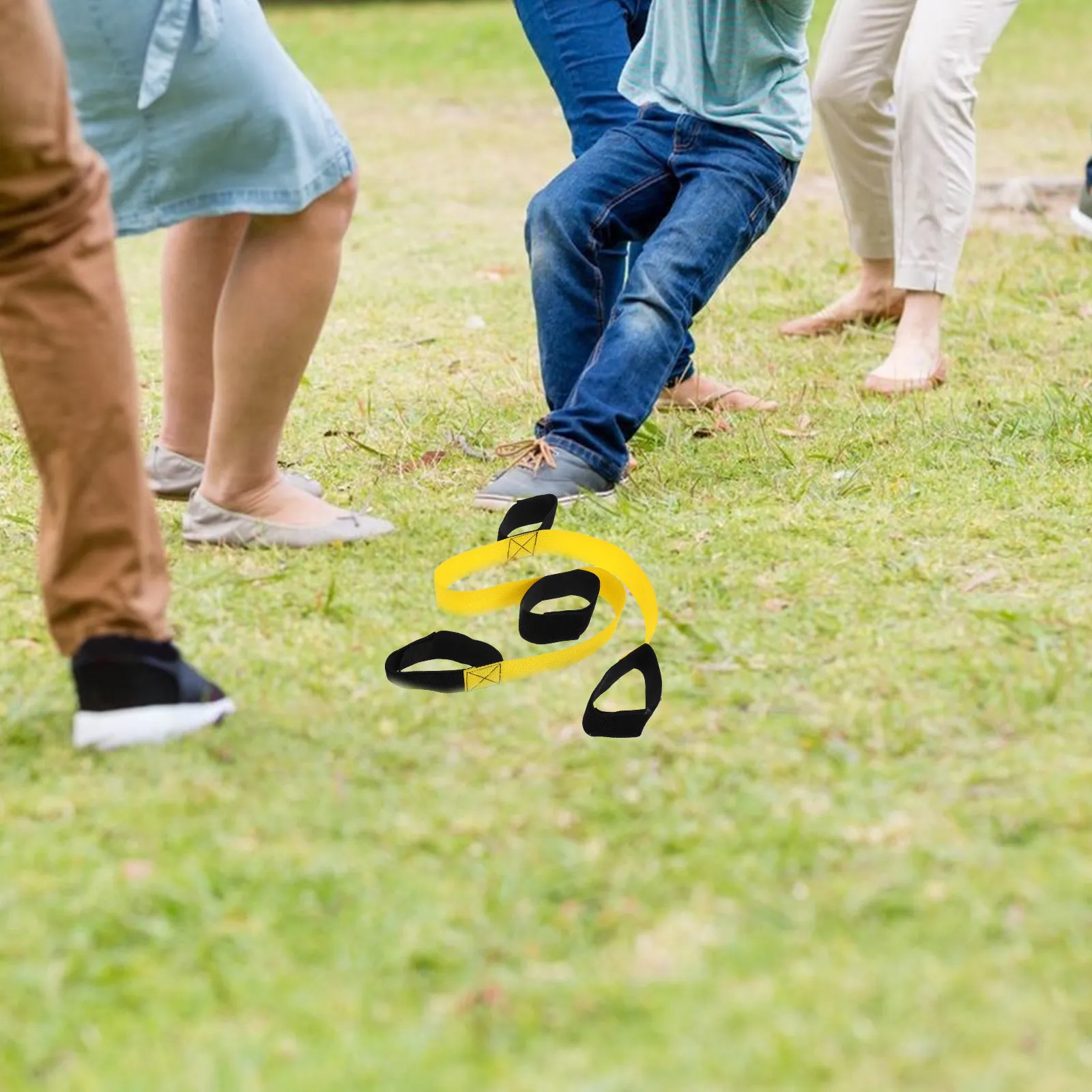 Juego de 2 Bandas Gigantes para Caminar en Pareja, Juego de Trabajo en Equipo para Adultos y Niños, Carrera de Estafas al Aire Libre, Carnaval, Día del Campo, Fiesta en el Patio Trasero, Familia
