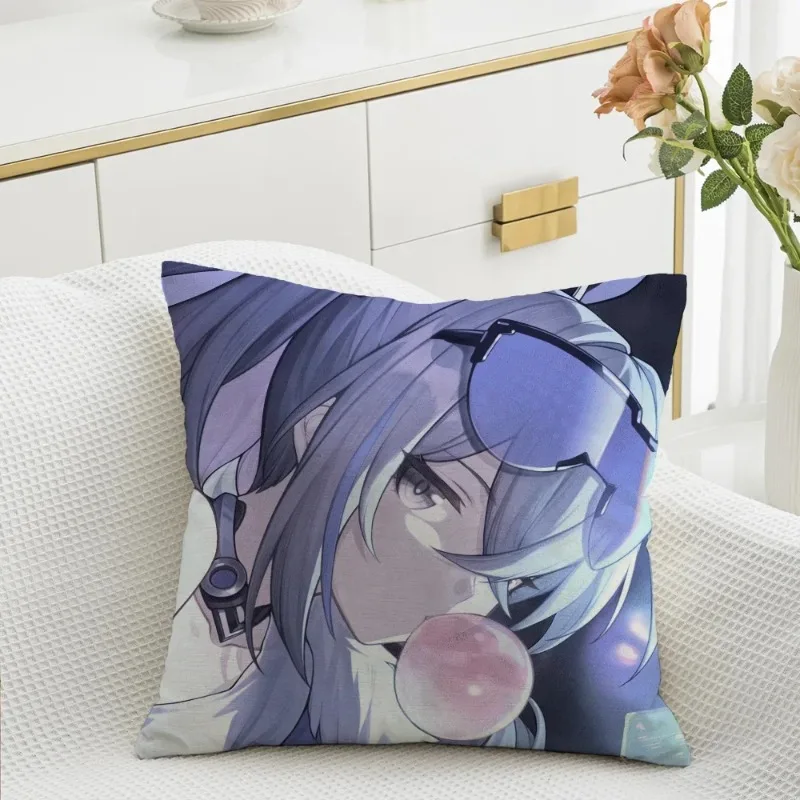 Decorative Pillowcase Honkai Star Rail Cushion Covers Pillow Cover for Living Room Cushions Sleeping  Sofa Cases Home