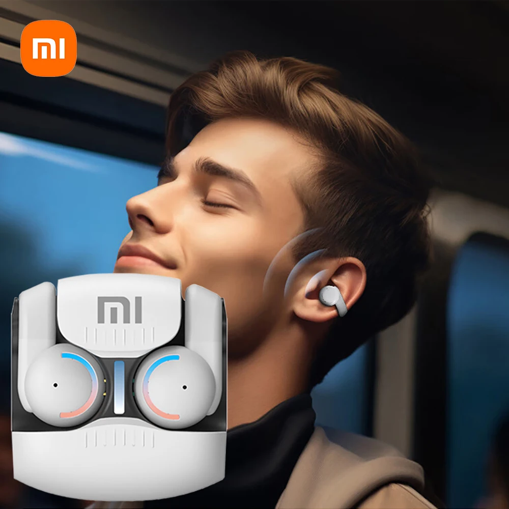 Xiaomi Mijia OWS Clip-on Wireless Bluetooth Earphones Low Latency ENC Noise Cancelling Headset Long Life Game Sports Headphone