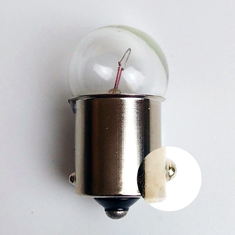 Minibombilla de doble contacto para luz indicadora, 10 piezas, B15, 6V, 12V, 15V, 24V, 30V, 36V