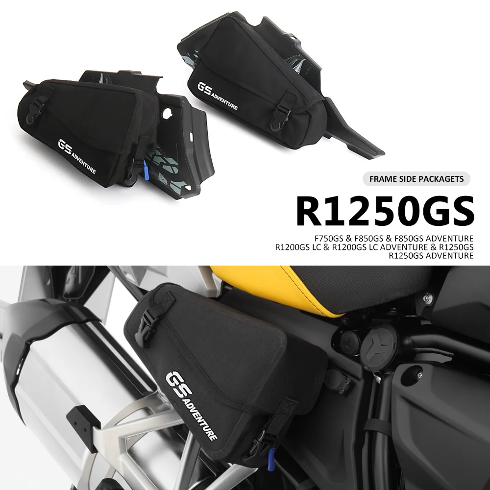 

For BMW F750GS F850GS Adventure Motorcycle Frame Side Pockets Repair Tool Placement Bags R1250GS R 1250 1200 GS R1200GS LC ADV