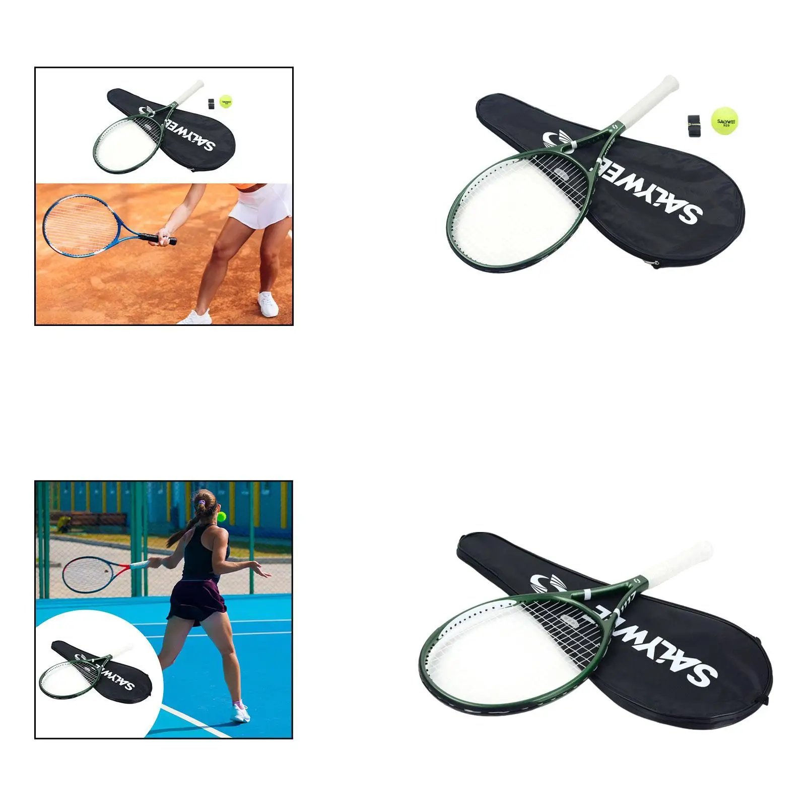 

Tennis Racket Tennis Racquet for Men Women Comfortable Nonslip Grip with Bag