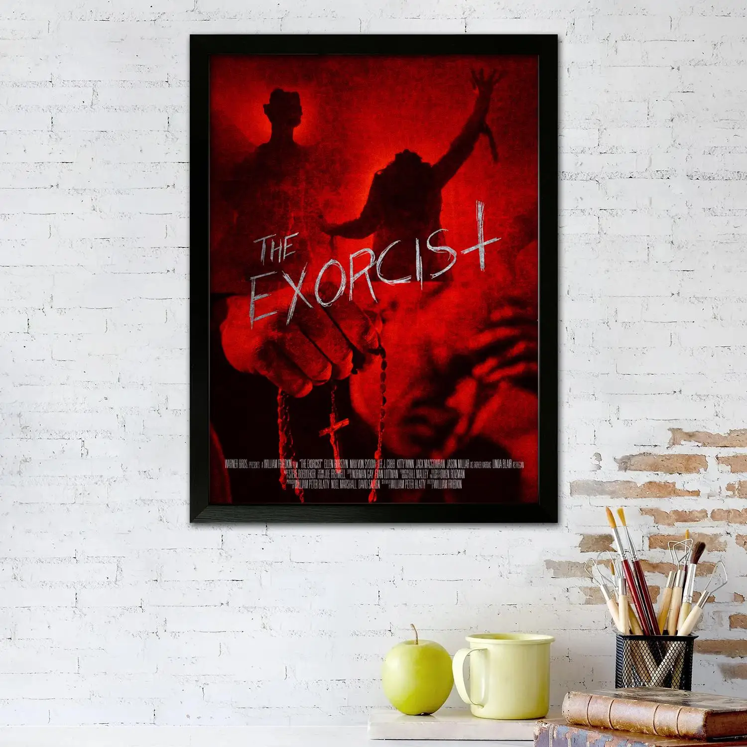 the exorcist movie Canvas Art Poster and Wall Art, Picture Print, Modern Family, Bedroom Decor, Posters,Decorative painting