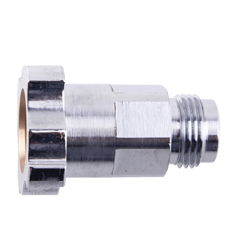 

Silver Metal G3/8 External Thread Connector Adapter Fit For PPS GFG TTS FTI Spray Tool Cup