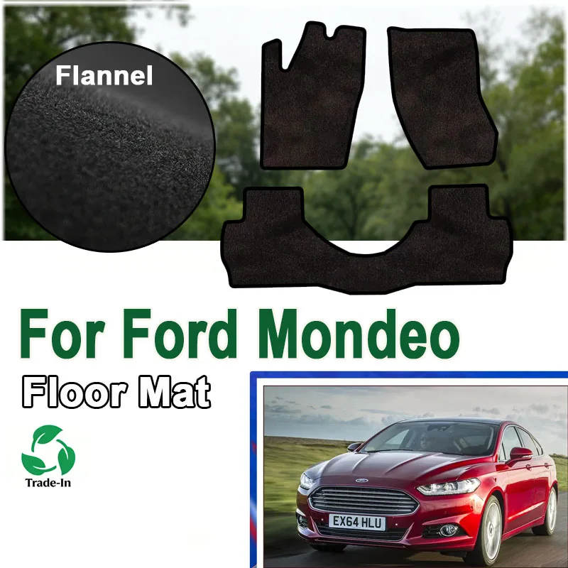 

Flannel For Ford Mondeo Mk5 V 2014~2022 Ford Fusion Car Floor Mats Rugs Panel Footpads Carpet Cover Cape Foot Pads Sticker