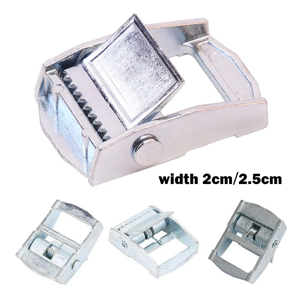 20/25mm Strap Fixed Tensioner Zinc Alloy Buckles For Heavy Duty Tie‑down Cargoes Strap Fixed Tensioner Cam Buckle Ratchet Buckle