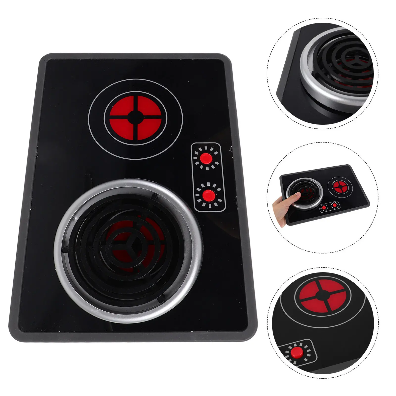 

Набор детской кухонной техники: светящаяся индукционная плита, аксессуары для ролевых игр, креативный игровой набор для приготовления пищи, индукционная плита