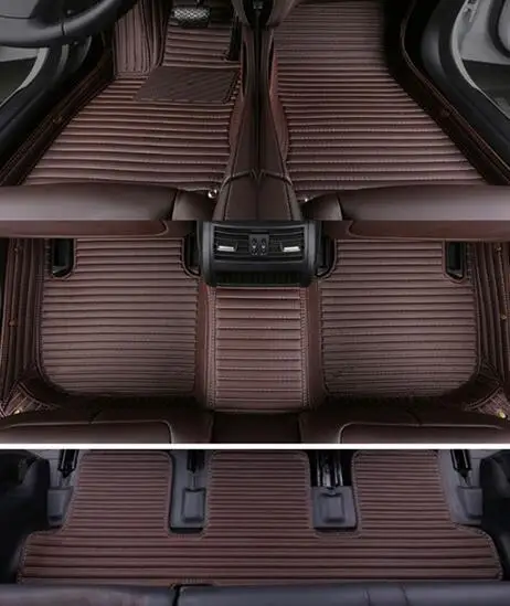 

Custom special car floor mats for Toyota Highlander 7 seats 2026-2021 Easy to clean durable waterproof rugs Good quality carpets