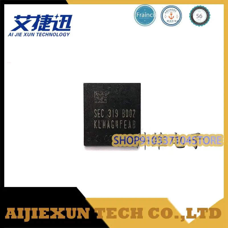 2 ชิ้น/ล็อต KLMAG4FEAB-B002 16G ICmemory IC ชิปใหม่และต้นฉบับ