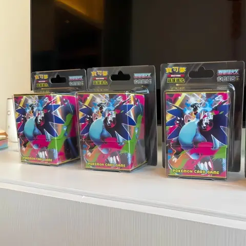 In Stock OKM PTCG Mega Evolution Serise Phantasmal Flames Traditional Chinese Version Booster 10 Packs Collection Surprise Cards